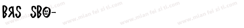BahnschriftS SemiBo字体转换